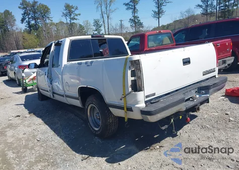 1998 Chevrolet C1500 Fleetside из США, поврежденный, VIN 2GCEC19M8W1262693